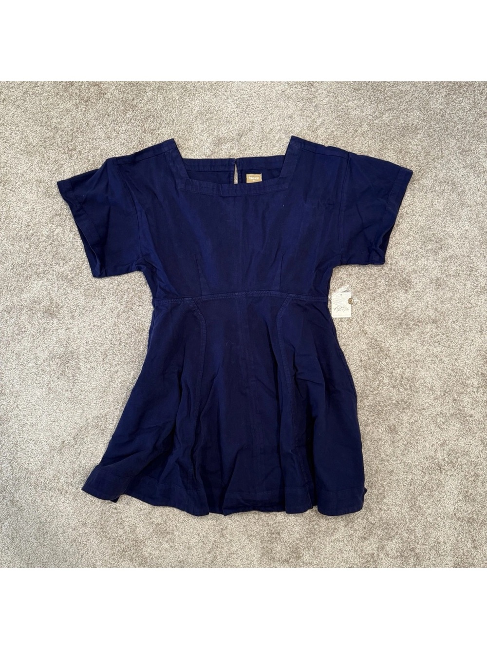 Women’s Size Small Free People Breezy Chic Mini Dress Dark Blue